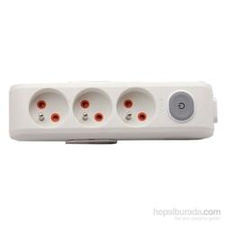 Viko - VIKO VIKO UPS ÜÇLÜ GRUP PRİZ ANAHTARLI 8691138230210