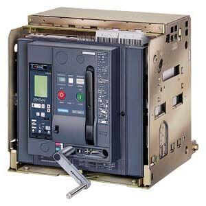 SIEMENS 3WL1225-4BB38-1AA2 WITHDRAWABLE CIRCUIT BREAKER WITH GUIDE FRAME 3-POLE SIZE II IEC IN 2500A TO 690V