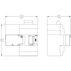 SIEMENS MOTOR MEKANİZMASI YAN MONTAJ 110-230V AC 110-250DC 4042949002543 - Thumbnail
