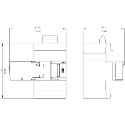 SIEMENS MOTOR MEKANİZMASI YAN MONTAJ 110-230V AC 110-250DC 4042949002543