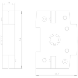SIEMENS YARDIMCI KONTAK MODÜLÜ BOY 2 STANDART 4001869473734 - Thumbnail