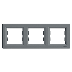 Schneider Electric - SCHNEIDER ELECTRIC EPH5800362 ASFORA ÇELİK ÜÇLÜ YATAY ÇERÇEVE 3606480730702