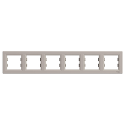 Schneider Electric - SCHNEIDER ELECTRIC EPH5800669 ASFORA BRONZ ALTILI YATAY ÇERÇEVE 3606480728129