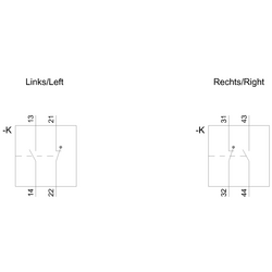 SIEMENS YEDEK KONTAK ORJİNAL 1NO+1NO 4011209363724 - Thumbnail