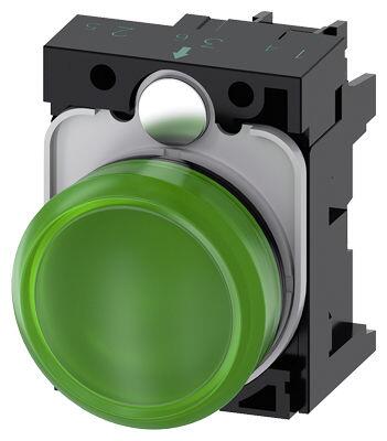 SIEMENS YEŞİL 230VAC SİRİUS ACT PLASTİK KOMPLE SİNYAL LAMBASI 4011209959521