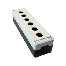 Emas - EMAS YÜKSEK SİYAH-GRİ PLASTİK KUTU ALTILI BOŞ PY6BOS