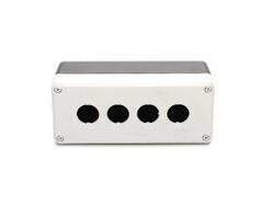 Emas - EMAS YÜKSEK SİYAH-GRİ PLASTİK KUTU DÖRTLÜ BOŞ PY4BOS