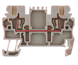 Weidmüller - WEIDMULLER ZDU 1.5 0,5-1,5 MM2 KÜÇÜK TİP YAY BAĞLANTILI GEÇİŞ KLEMENSİ 4032248181469
